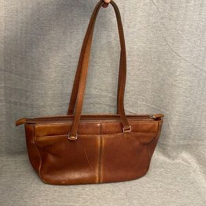 Etienne Aigner Brown Leather Shoulder Bag